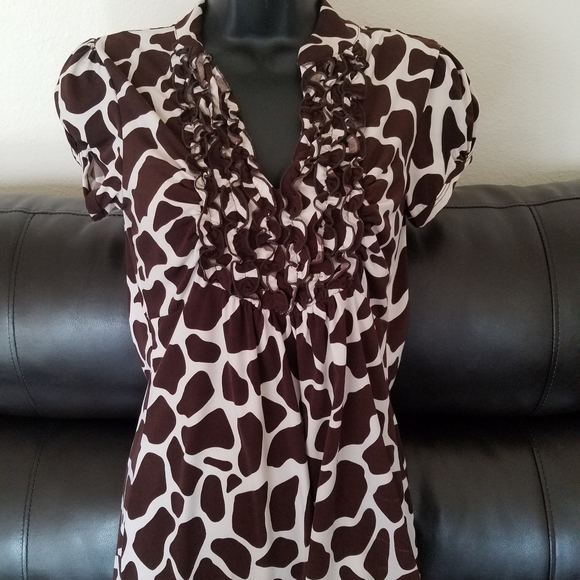 Giraffe print top - Picture 1 of 2